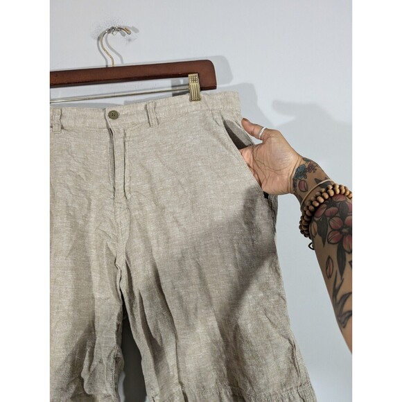 Patagonia Shorts Men Sz 34 Tan Hemp Cotton Blend Outdoor Hiking STY57735 - Picture 4 of 11